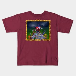 Framed Tea Party Kids T-Shirt